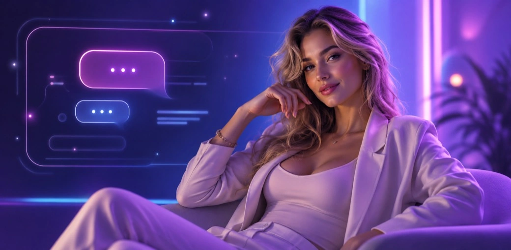 Best AI girlfriend apps comparison with chat bubbles and virtual companions